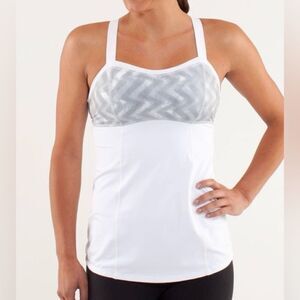Lululemon Run Catch Me Tank White